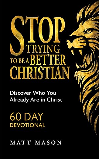 Stop Trying to Be a Better Christian cover